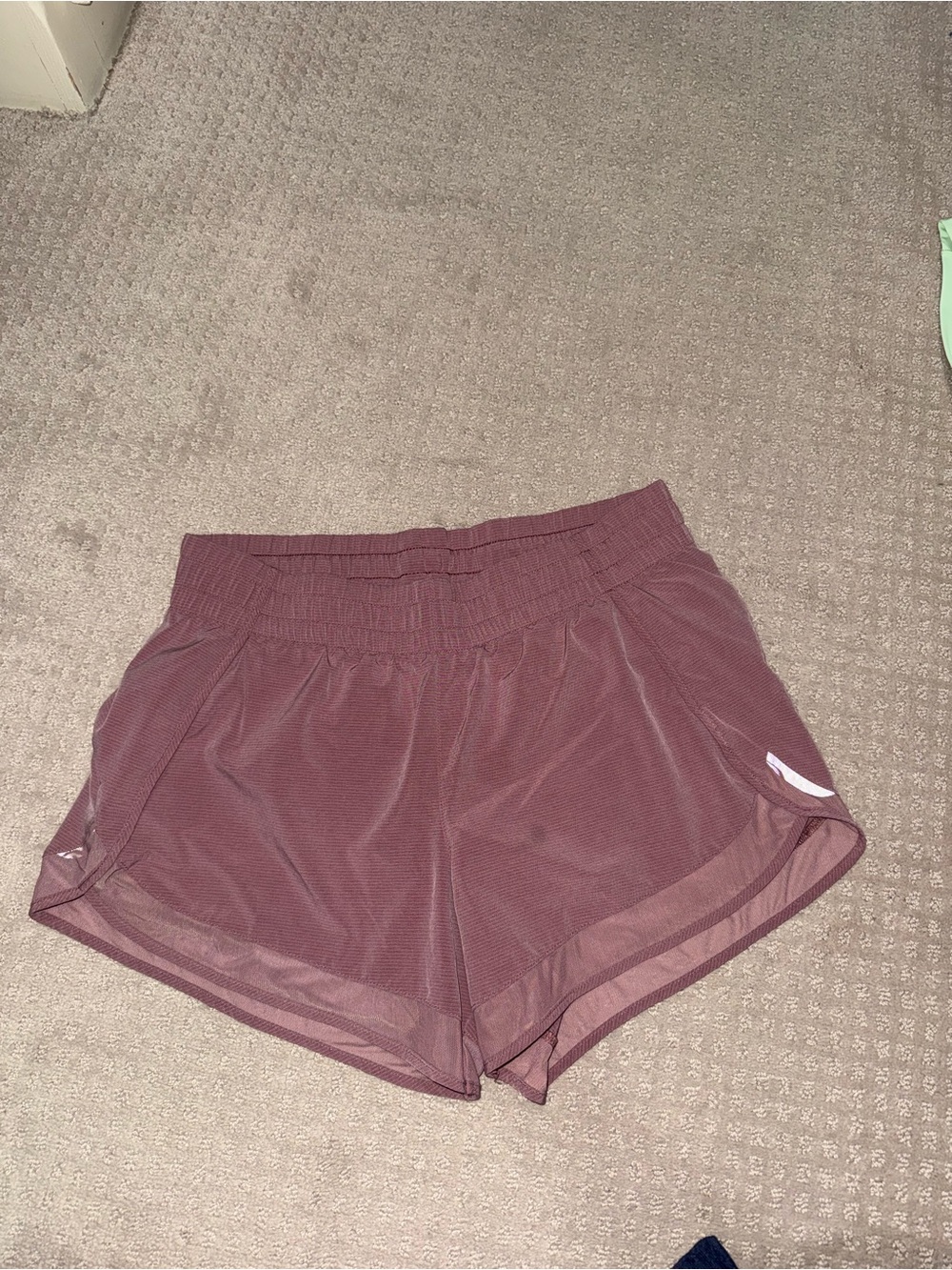 Athleta Athletic Mesh Shorts in Mauve